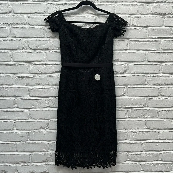 ASOS | Dresses | Nwt Asos Chi Chi London Lace Off The Shoulder Midi  Cocktail Dress Size 4 | Poshmark